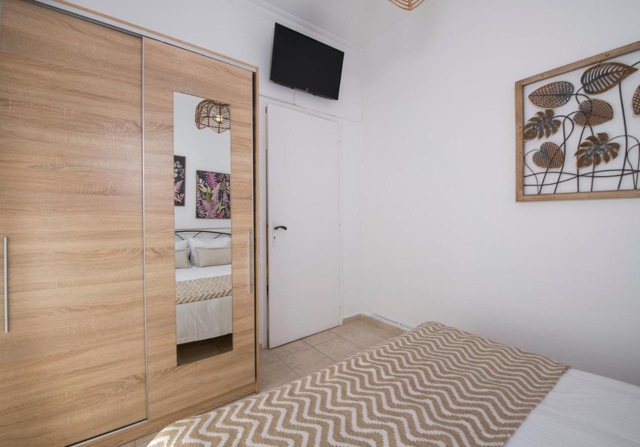 Center Manolia Dream 1 Bedroom Apartment 100M Away From The Beach 干尼亞 外观 照片
